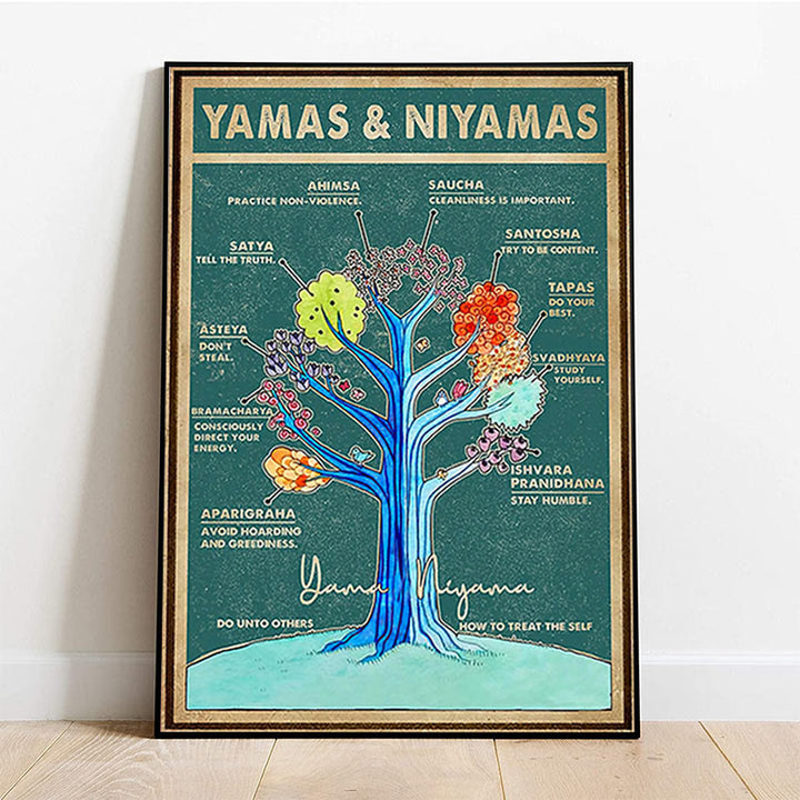 Poster dell'albero della vita di Olivenorma Yoga