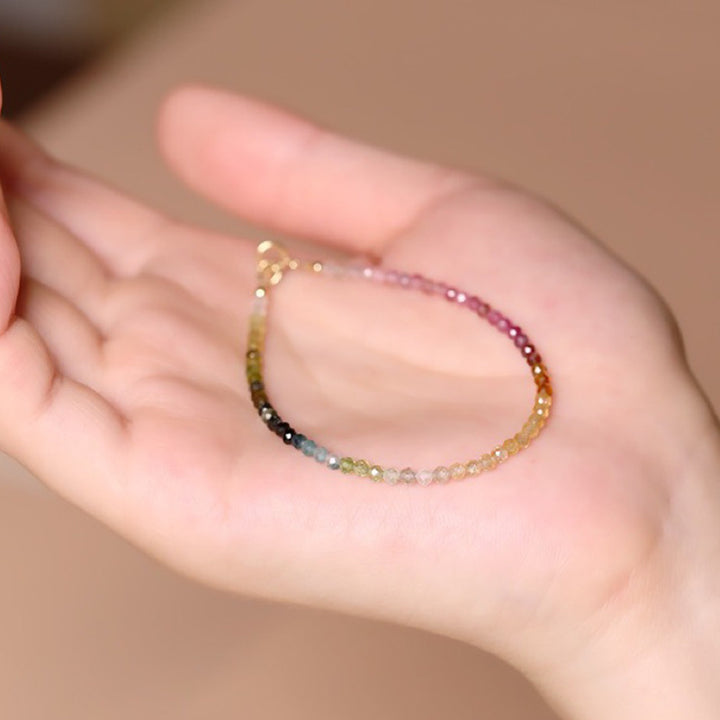 Olivenorma Rainbow After Rain - Bracciale con pietra preziosa Citrino e Fluorite