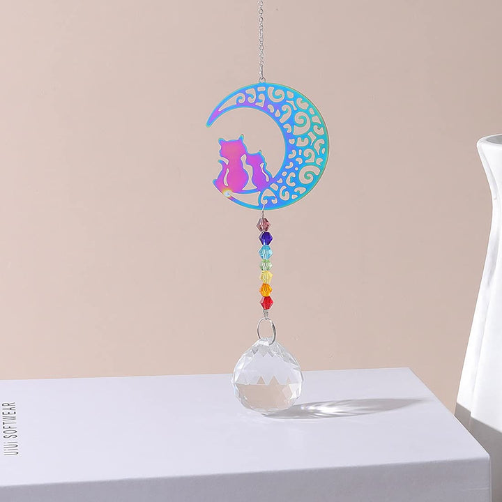 Olivenorma Clear Crystal Chakra Beads Hanging Wind Chime Suncatcher - image 21