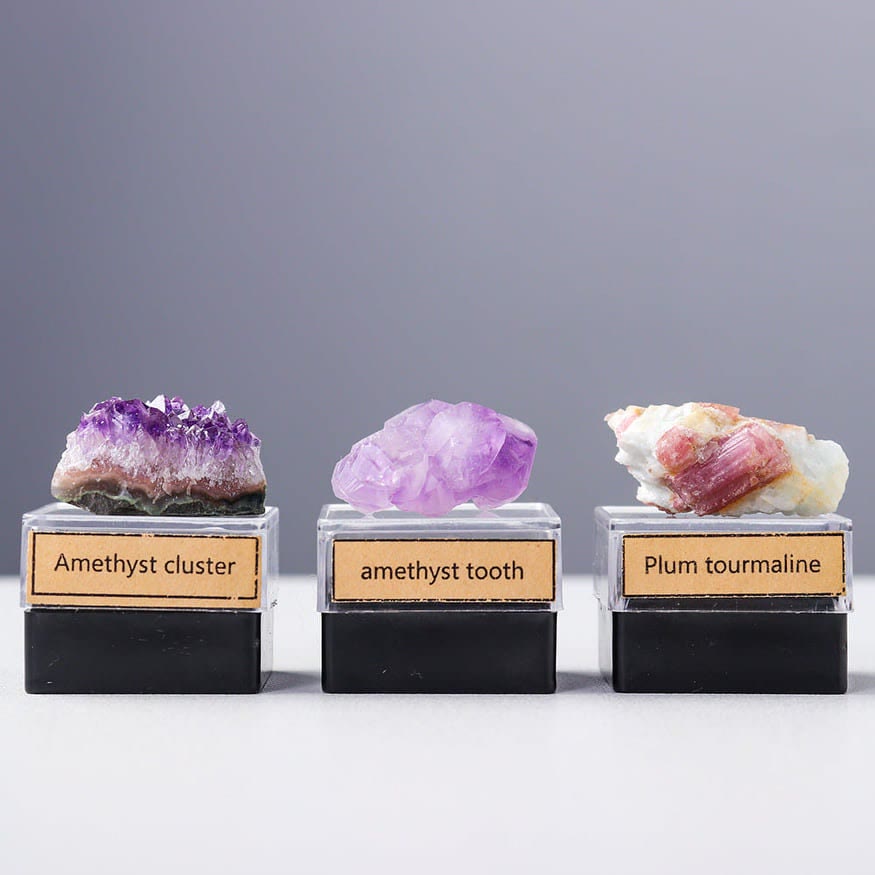 Olivenorma 9 pezzi Set di cristalli naturali Confezione regalo
