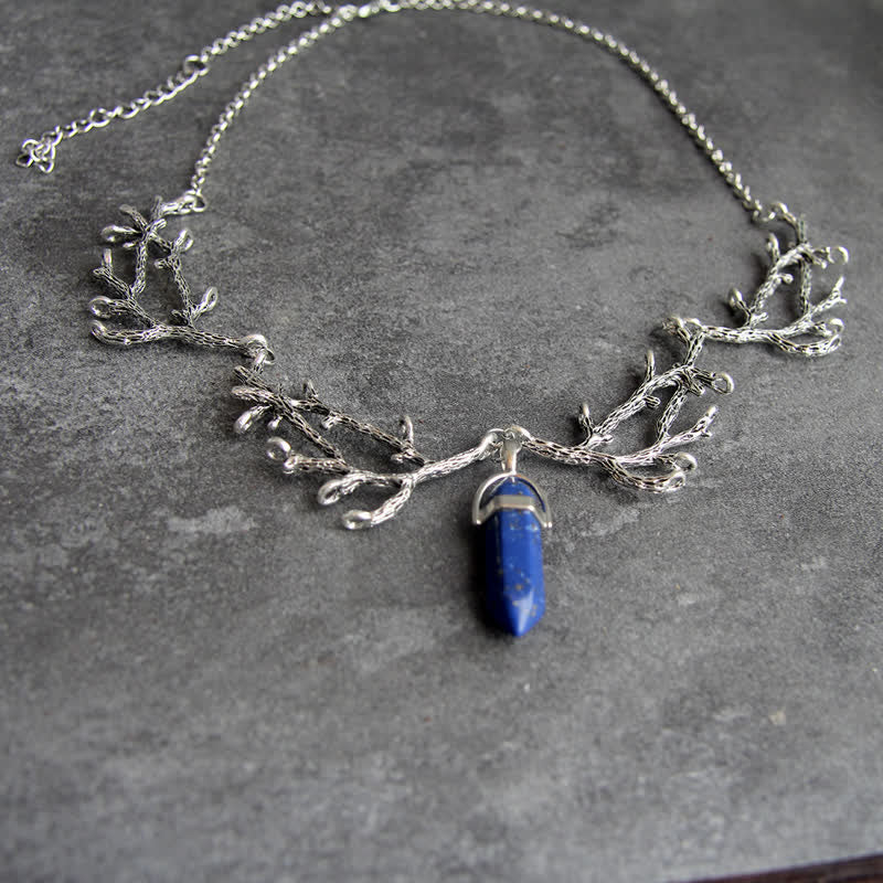 Olivenorma "La luce del Mantra" - Collana esagonale in cristallo naturale