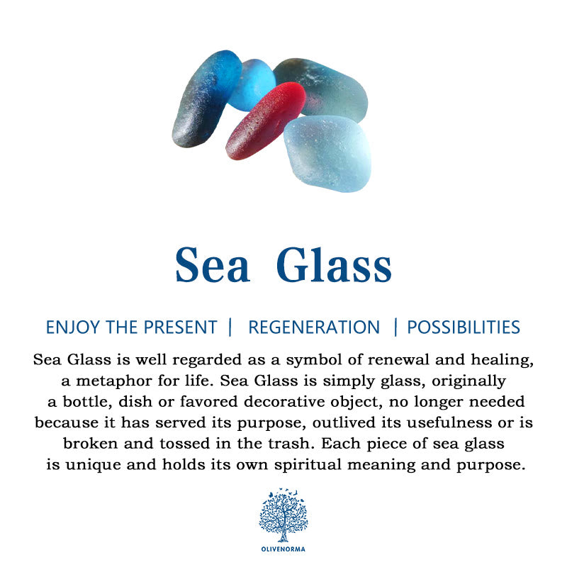 Collana Olivenorma Butterfly & Dolphin in vetro marino