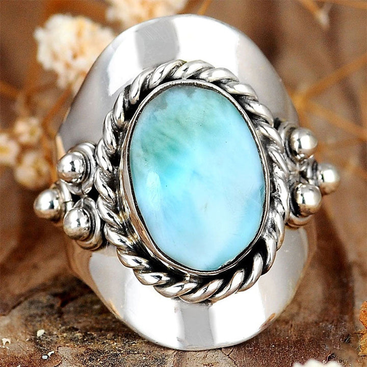 Olivenorma L'anello Larimar Boho per le donne