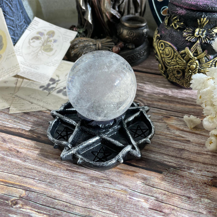 Supporto per sfera di cristallo a forma di stella Olivenorma