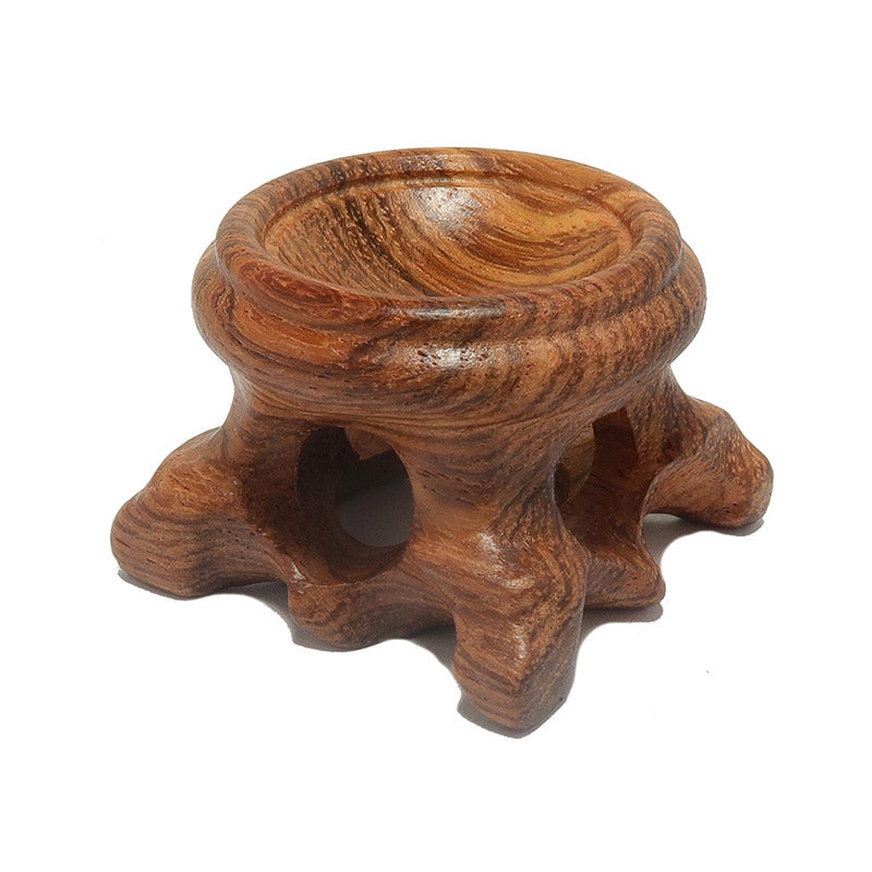 Olivenorma Wood Stands per sfere di cristallo Uova Pastorale Decorazione Display 