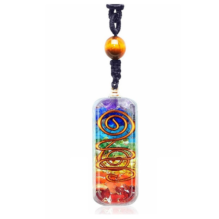 Collana di guarigione dei chakra con orgone Olivenorma