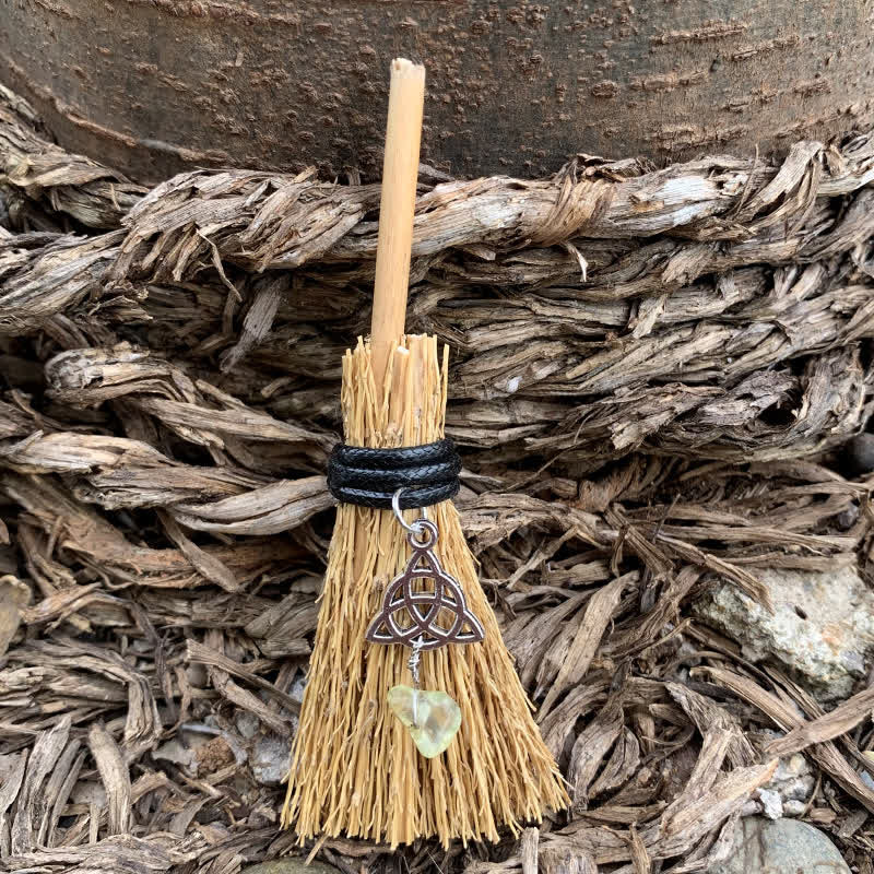 Ornamento fatto a mano Olivenorma Mini tartaruga di cristallo scopa 