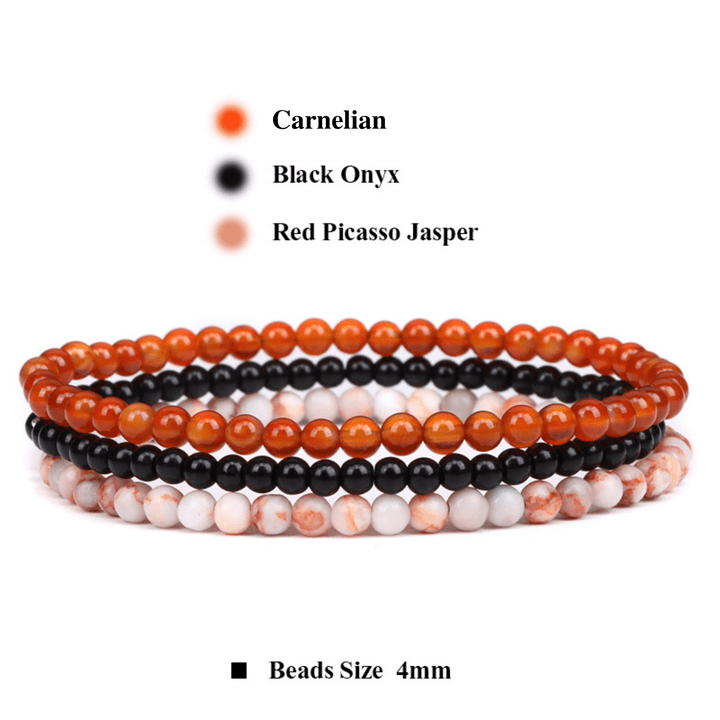 Olivenorma Protezione dalle Energie Negative Bracciale Agata Rossa