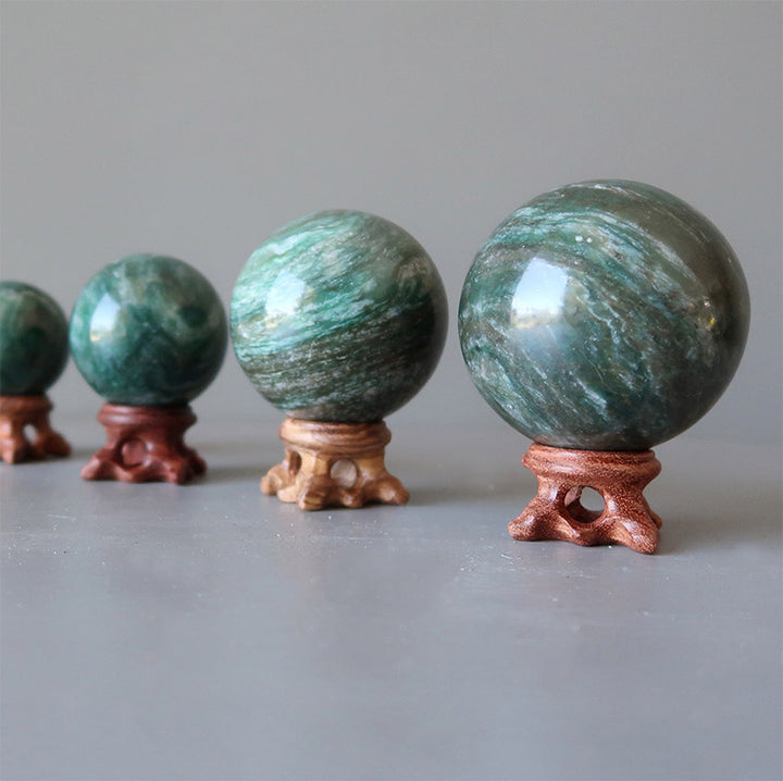 Olivenorma Wood Stands per sfere di cristallo Uova Pastorale Decorazione Display 