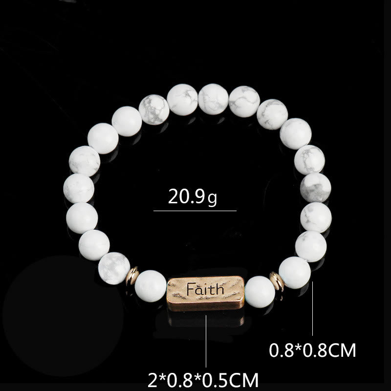Bracciale con incisione Active Faith Olivenorma Natural Gemstone