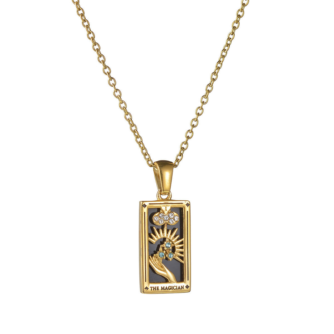 Olivenorma "Sun Lovers Star Moon" Tarocchi Collana Segno 
