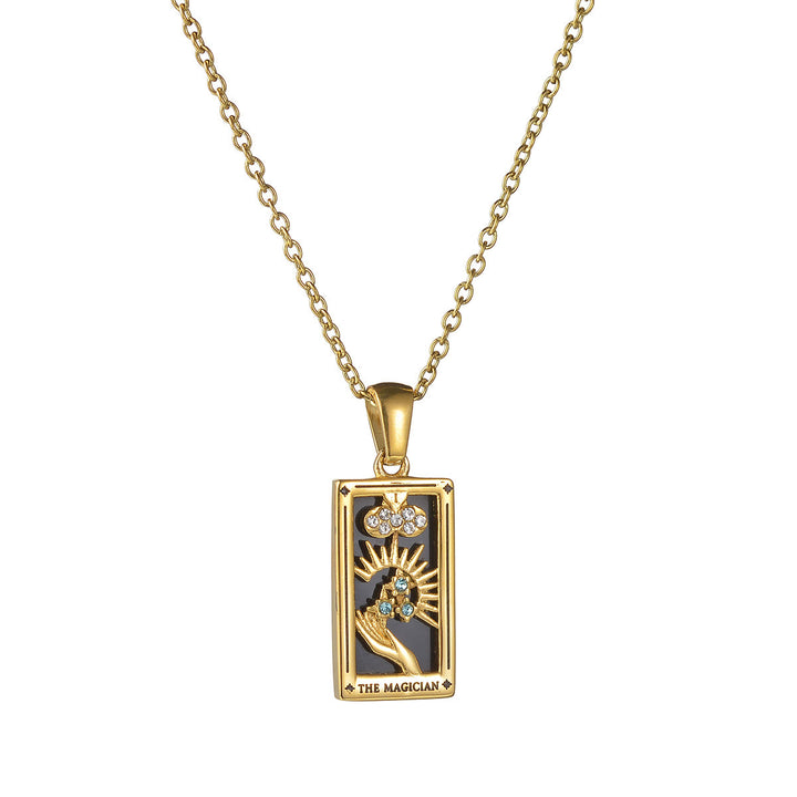 Olivenorma "Sun Lovers Star Moon" Tarocchi Collana Segno 