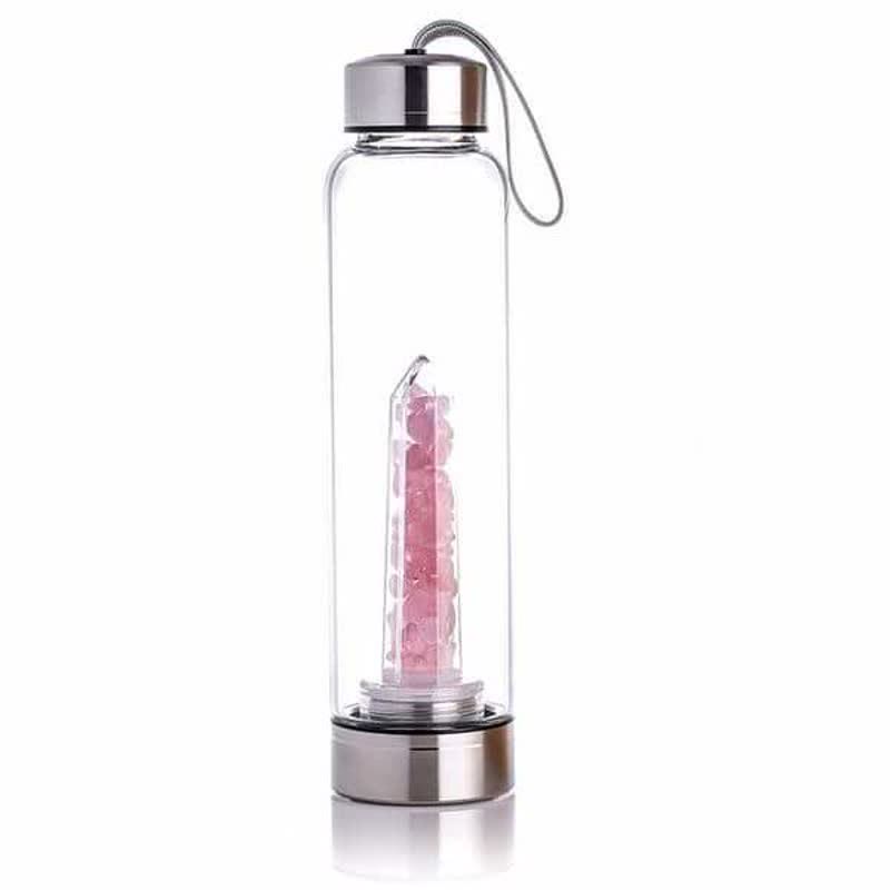 Bottiglia d'acqua Olivenorma Crystal Elixir - Quarzo rosa - image 7