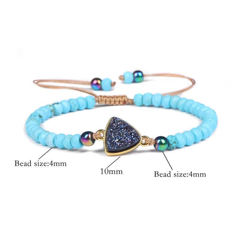 Bracciale in cristallo naturale sfaccettato Olivenorma 