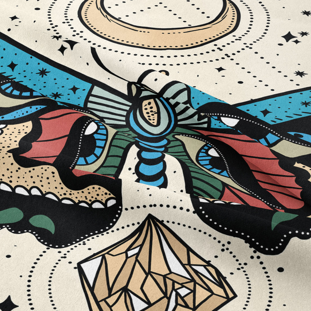 Olivenorma Falena Farfalla Arazzo Bianco Nero 