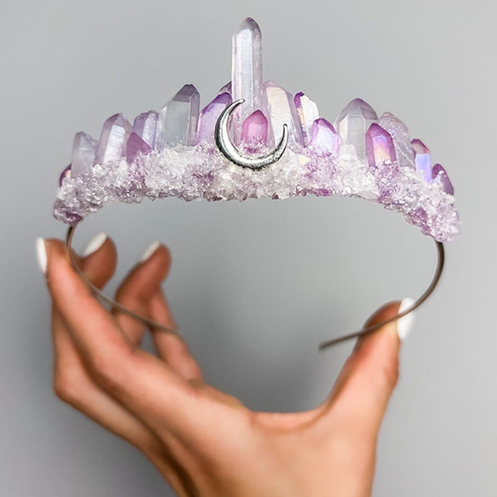 Olivenorma Ametista Lilla e lavanda Corona di Cristallo delle Fate
