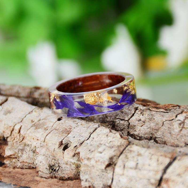 Olivenorma Intellettuale e Ottimista - Anello in legno fatto a mano