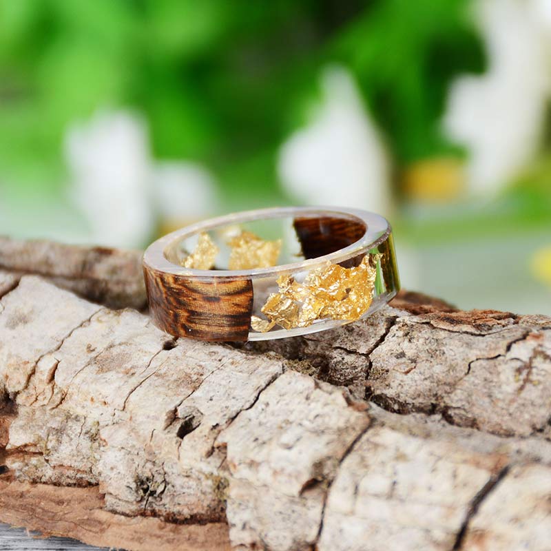 Olivenorma Intellettuale e Ottimista - Anello in legno fatto a mano