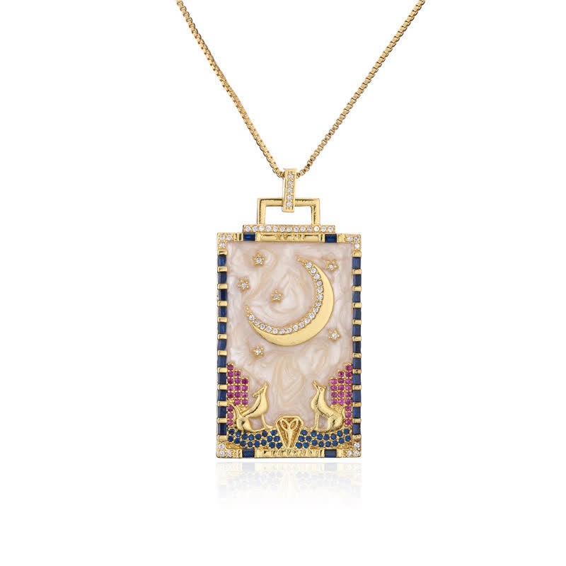 Collana con i colori delle carte dei tarocchi Olivenorma