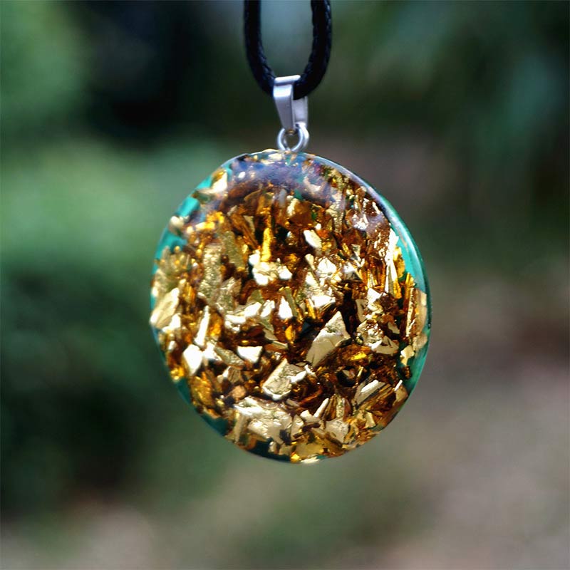 Collana Olivenorma Malachite Cubo Reki di Metatron