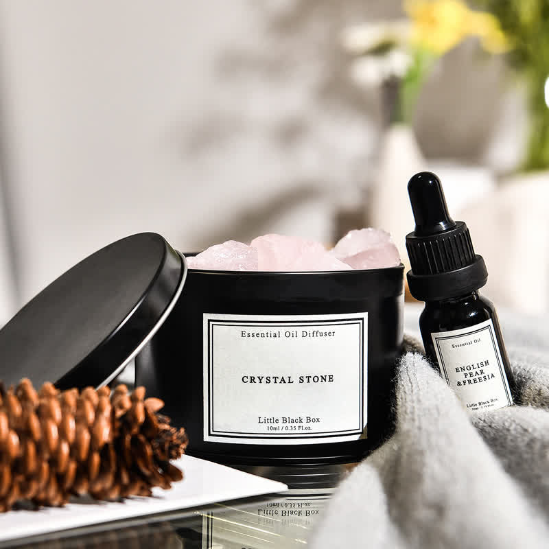 Olivenorma Ebony Rose - Diffusore di oli essenziali Cristallo Aromaterapia