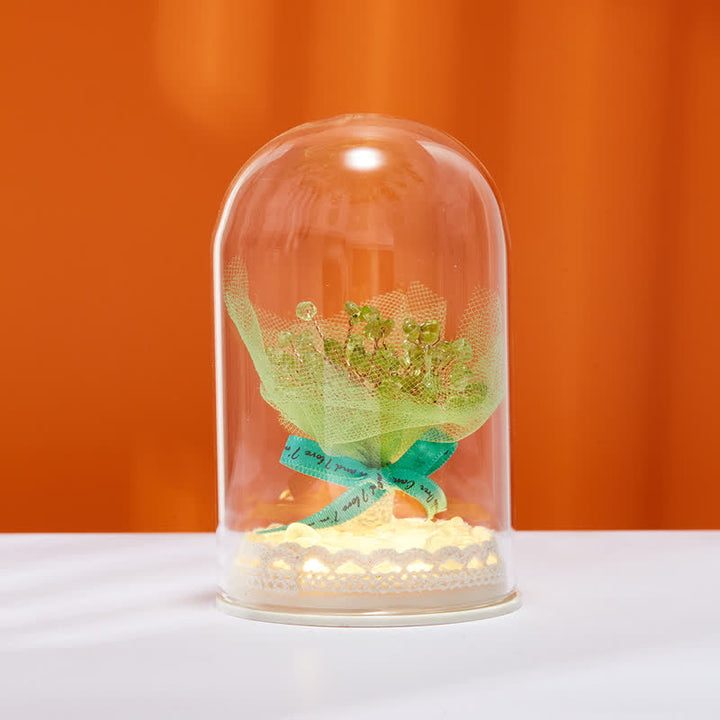 Copertura in vetro di cristallo naturale Olivenorma Decorazione per albero Feng Shui