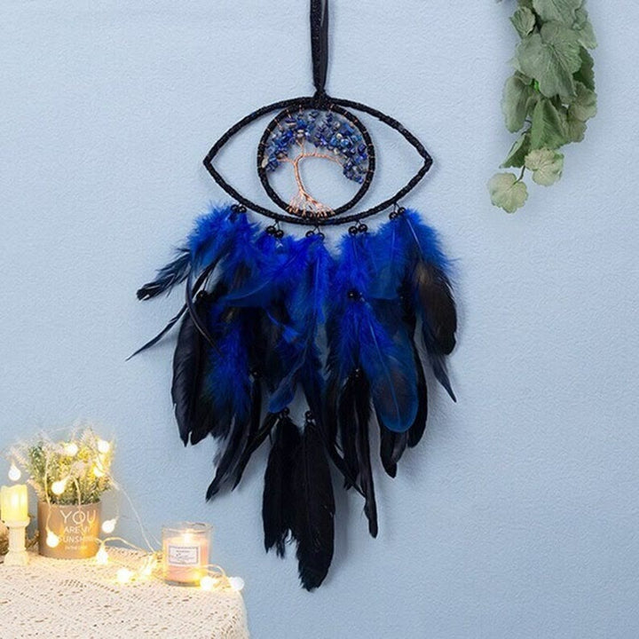 Olivenorma Sodalite Albero della Vita Piuma Acchiappasogni