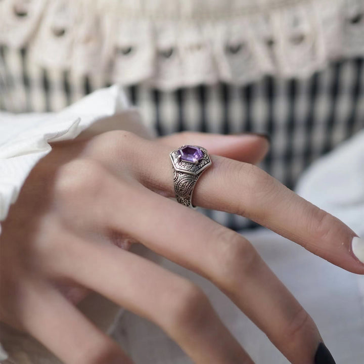 Anello Olivenorma Paisley Ametista
