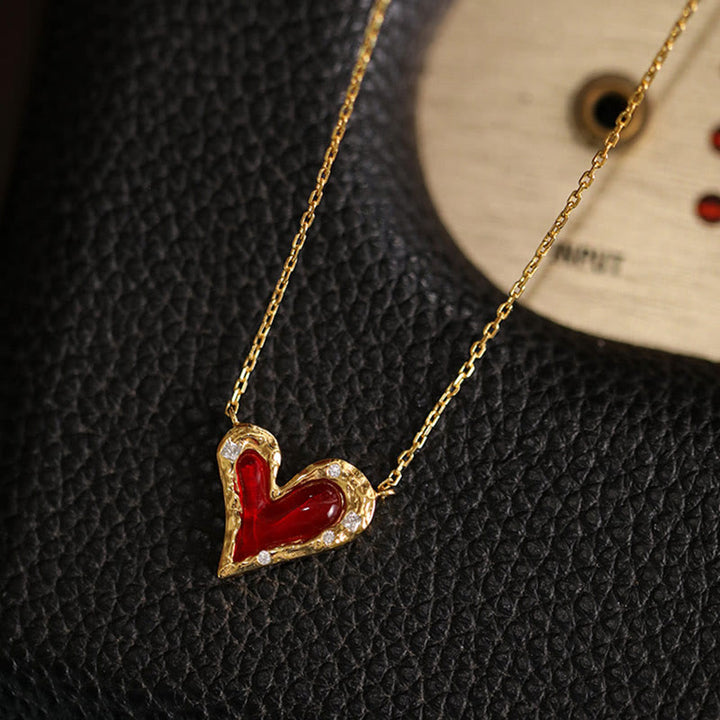 Olivenorma "Preference" - Collana creativa a forma di cuore irregolare