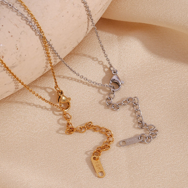 Collana con tarocchi in acciaio inossidabile placcato oro 18k Olivenorma 