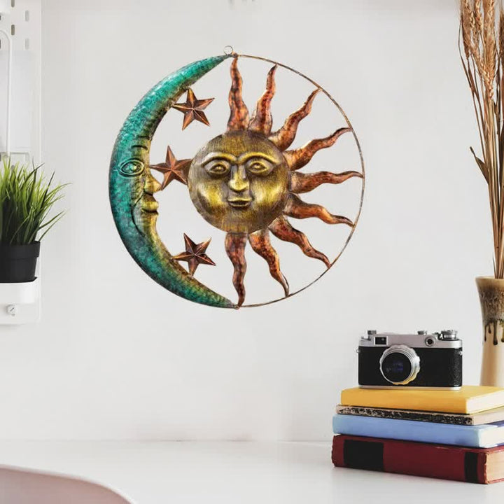 Decorazione murale Olivenorma Sole Luna Faccia