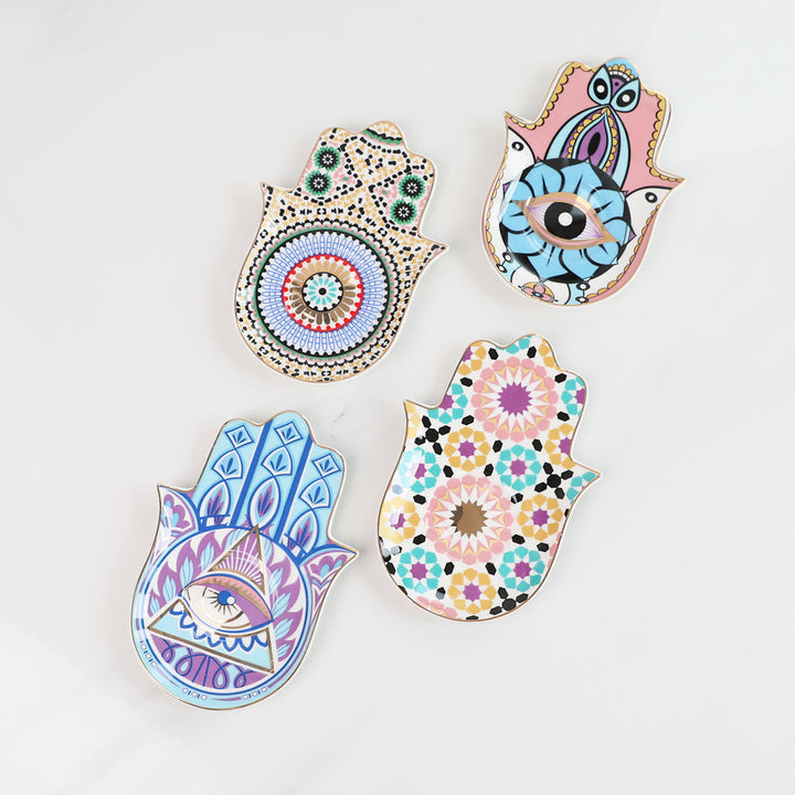 Olivenorma Hamsa Evil Eye Piatto Sottobicchiere 