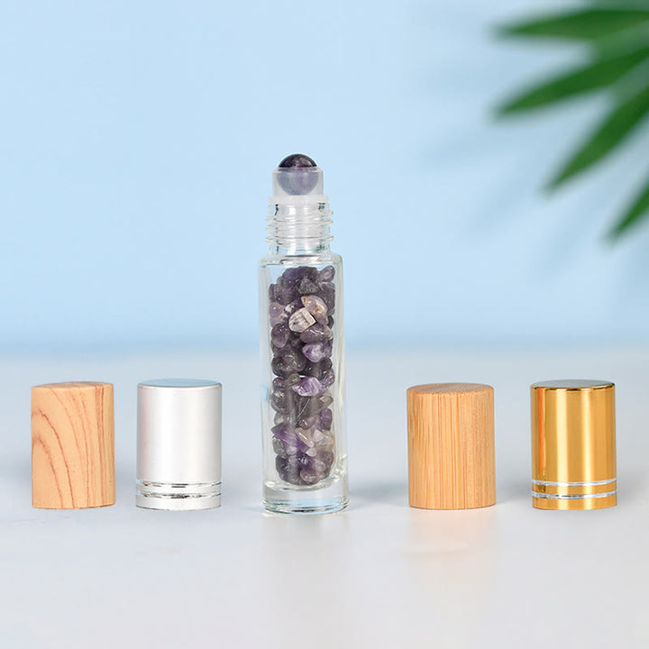 Olivenorma Crystal Roll-On Bottiglia di olio essenziale Decorazione con pietre preziose