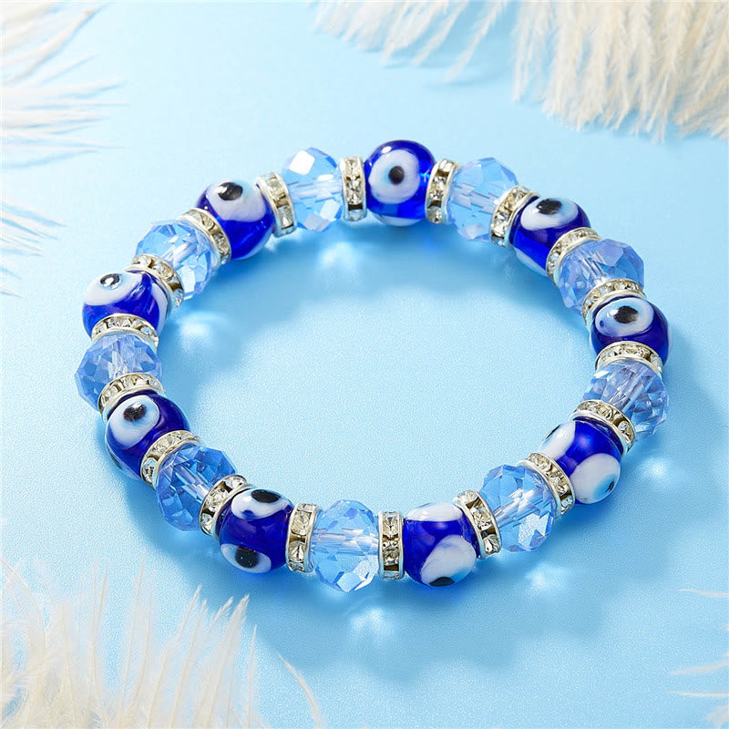Olivenorma Evil Eye Hamsa Ciondolo Bracciale Zircone Epossidico
