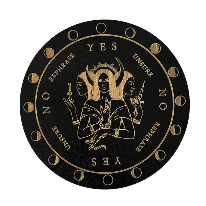 Olivenorma Il gioco del pendolo divinatorio in legno Carta dei tarocchi 