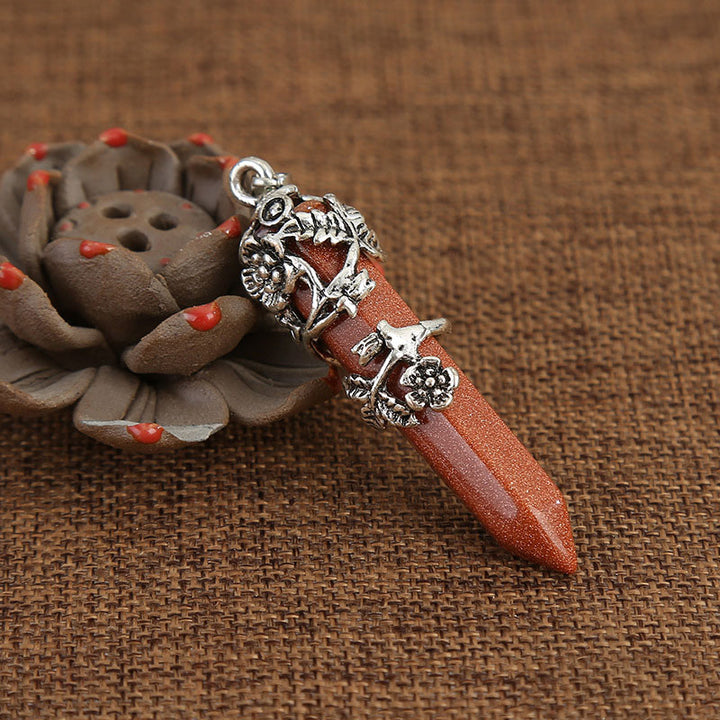 Collana di guarigione spirituale in pietra naturale Olivenorma Rose