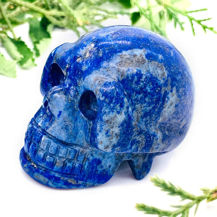 Decorazione di Halloween con teschio di cristallo naturale Olivenorma