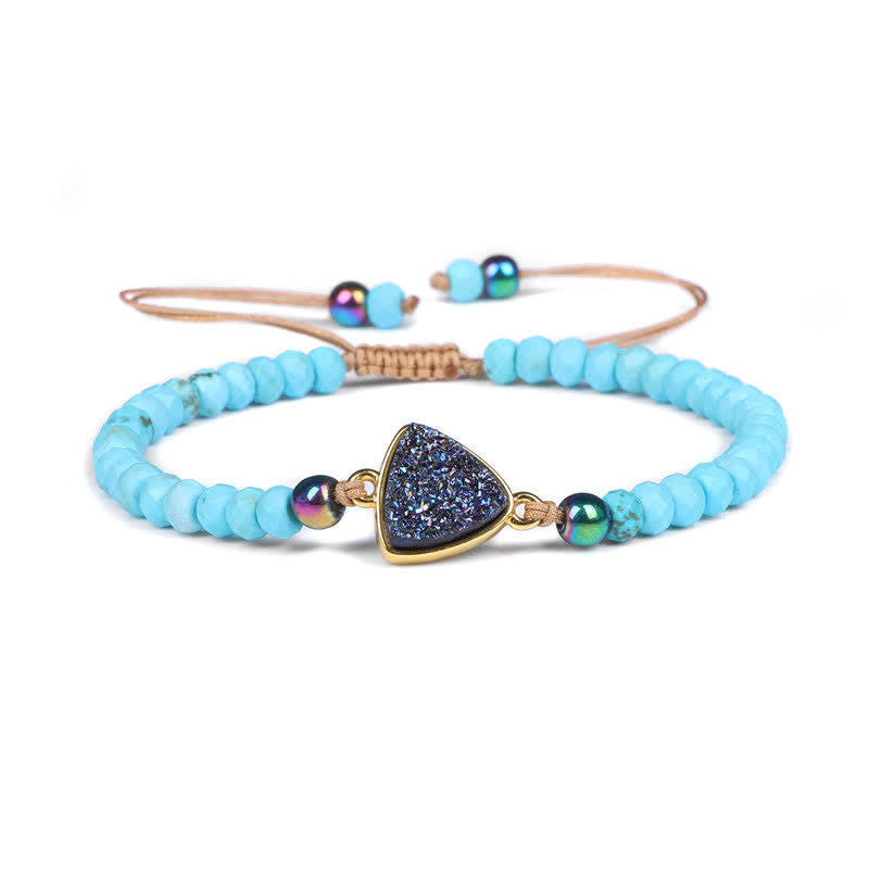 Bracciale in cristallo naturale sfaccettato Olivenorma 