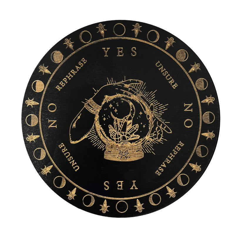 Olivenorma Il gioco del pendolo divinatorio in legno Carta dei tarocchi 