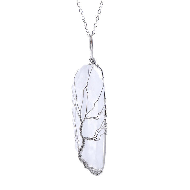 Olivenorma"Life Energy" - Collana di cristallo dell'albero della vita