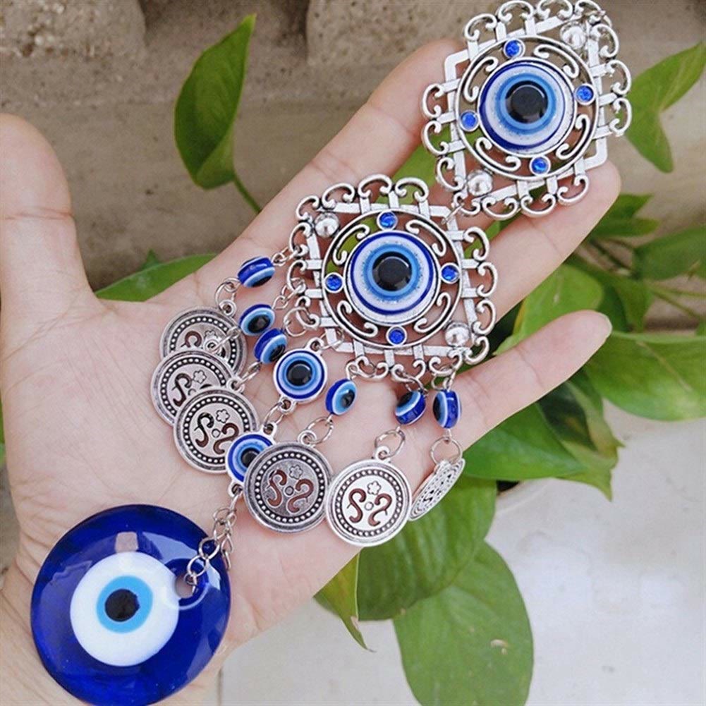 Olivenorma Blue Evil Eye Dream Net Catcher Decorazione da parete