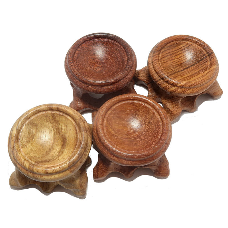 Olivenorma Wood Stands per sfere di cristallo Uova Pastorale Decorazione Display 